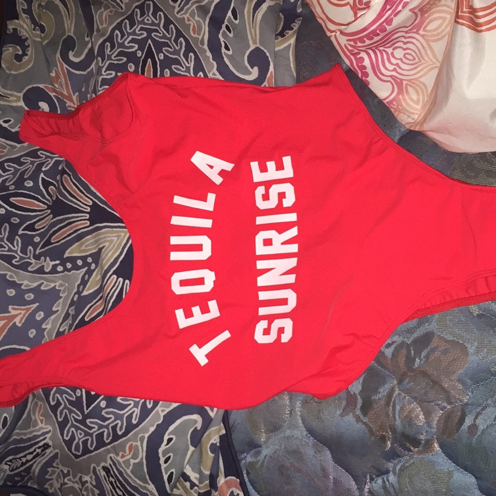 TEQUILA SUNRISE one piece bathing suit
